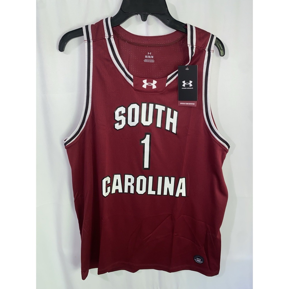 NWT Under Armour South Carolina Gamecocks Basketball Jersey Mens Medium